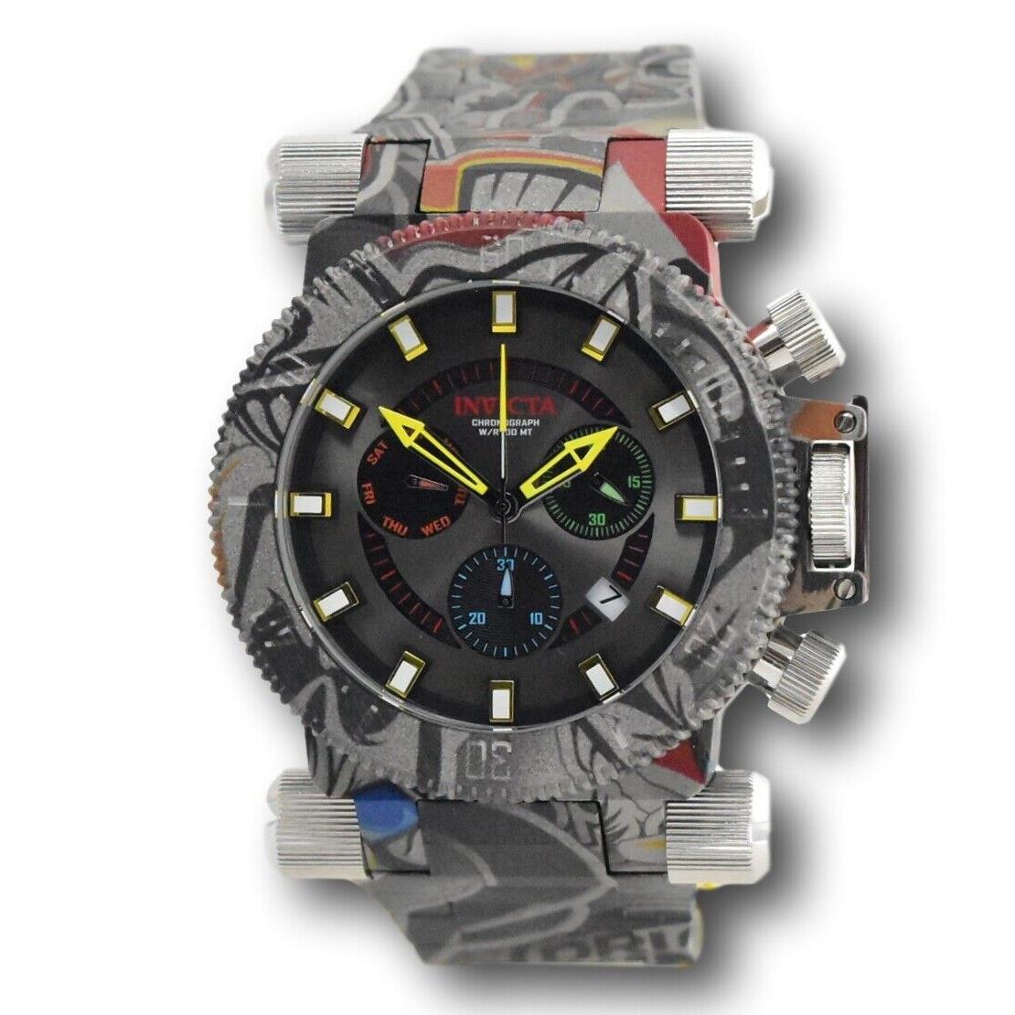 Invicta Coalition Forces Graffiti Hydroplated 51mm Swiss Chronograph Watch 26449