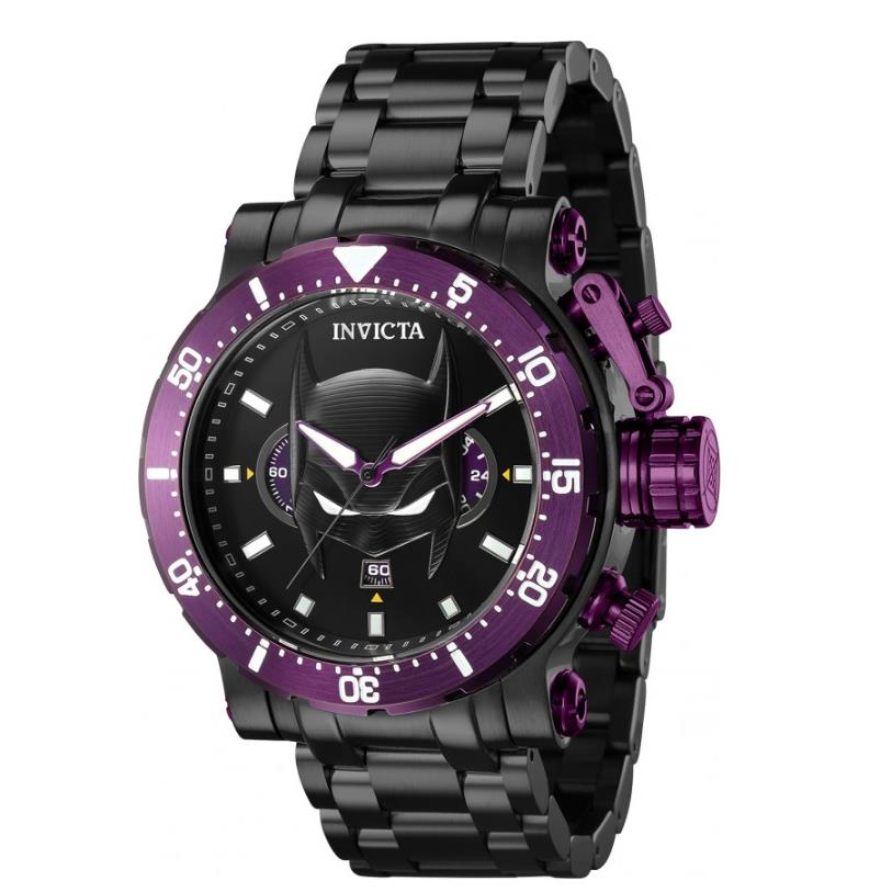 Invicta DC Comics Batman Men`s 53mm Limited Edition 002 Chrono Watch 41164