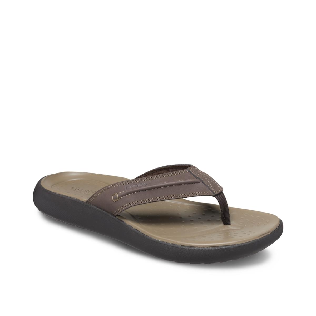 Man`s Sandals Crocs Yukon Vista II Flip Flop Espresso