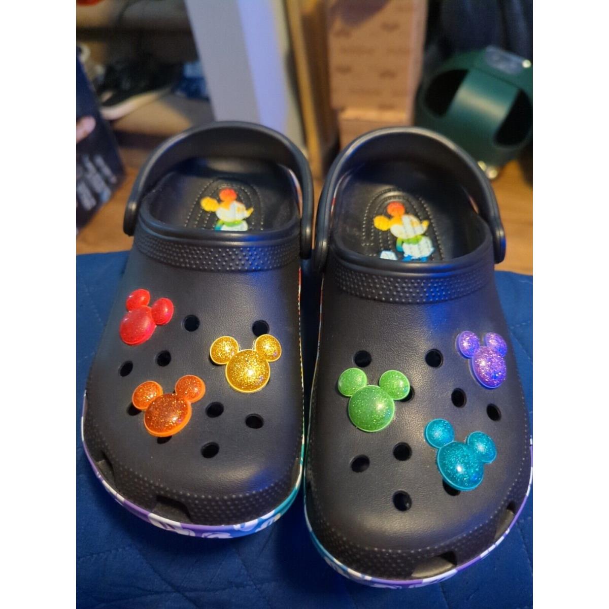 Crocs X Disney Mickey Mouse Rainbow Pride Celebration Clog Junior 4