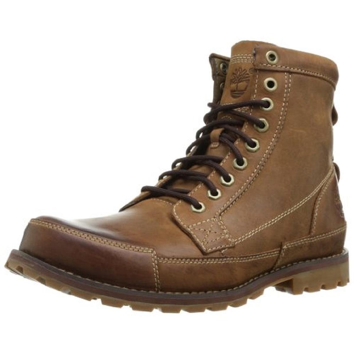 Timberland Mens 6 In. Boot Leather Distressed Work Boots Shoes Bhfo 8670