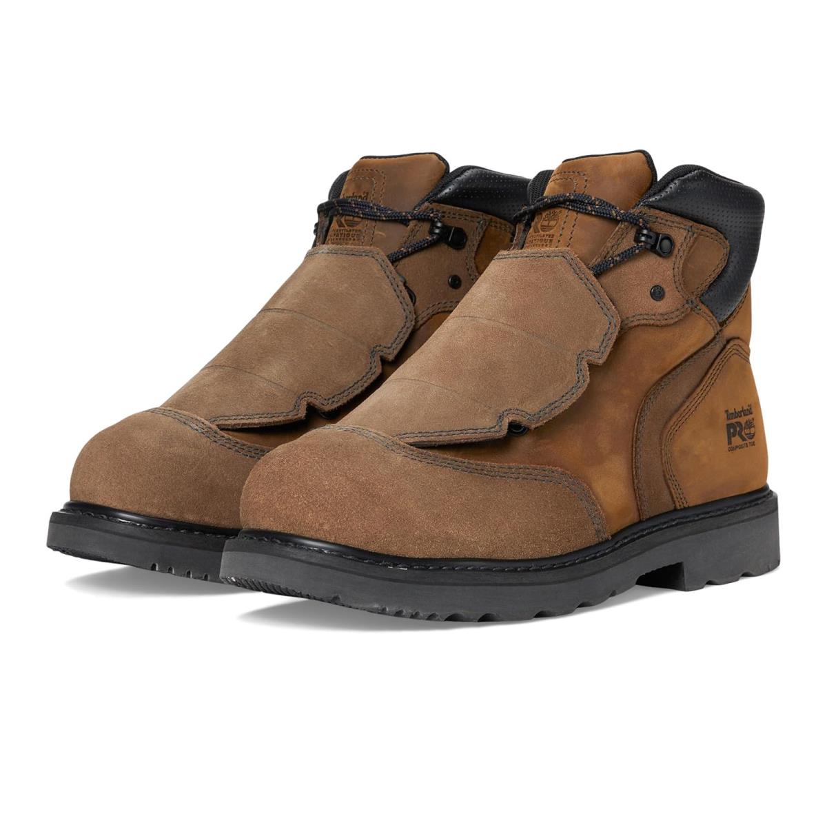 Man`s Timberland Pro Ambridge 6 Inch Composite Safety Toe External Metguard Coconut Brown