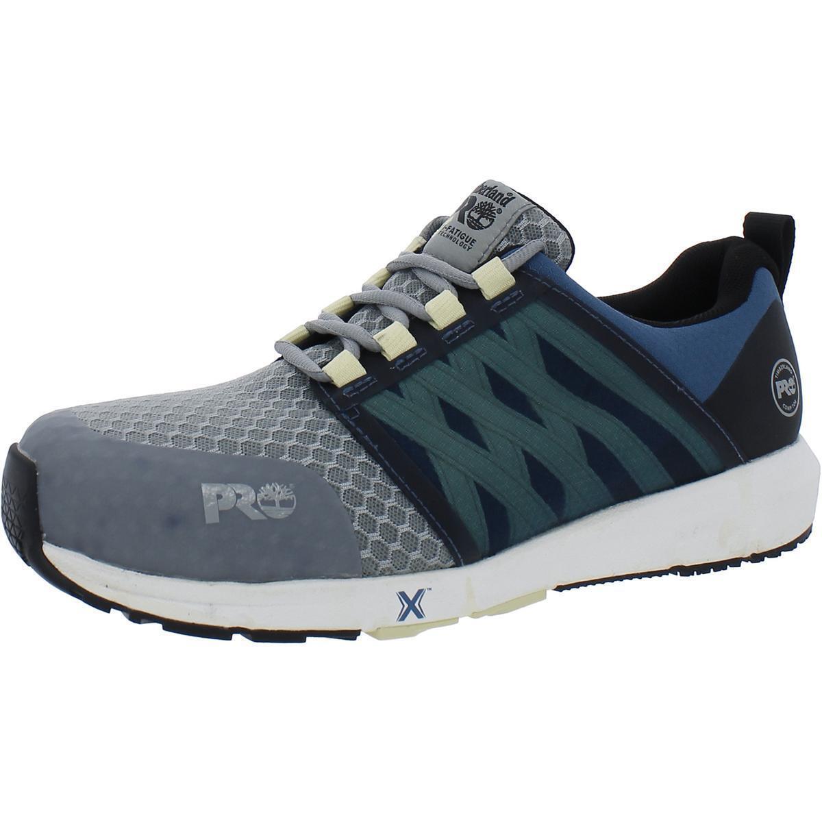 Timberland Womens Radius Composite Toe Work and Safety Shoes Sneakers Bhfo 7432 - Grey/Blue/Yellow