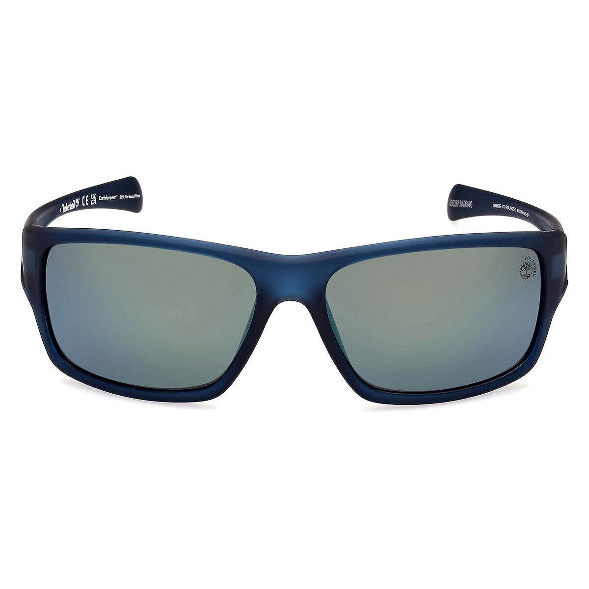 Timberland TB00017 Sunglasses Men Matte Blue 61mm