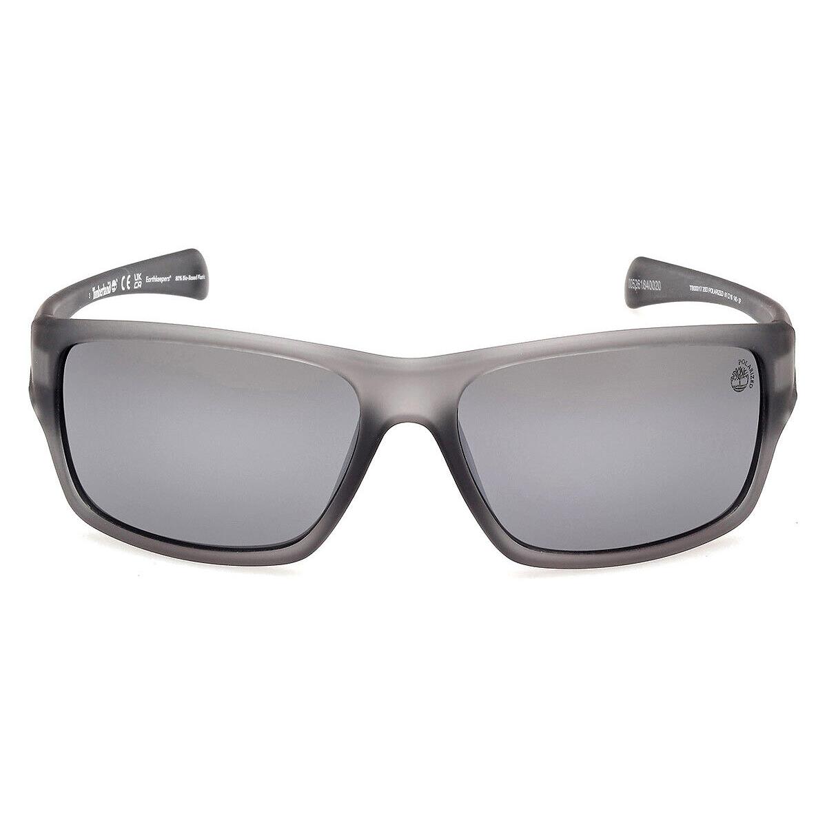 Timberland TB00017 Sunglasses Men Matte Gray 61mm