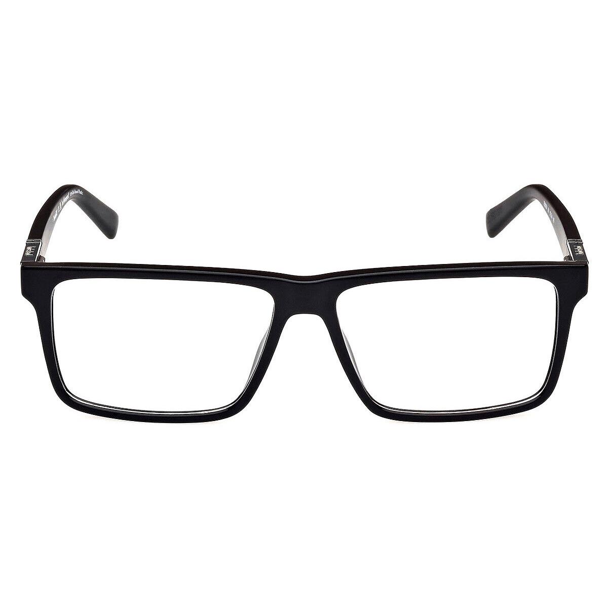 Timberland TB50004 Eyeglasses Men Shiny Black 57mm