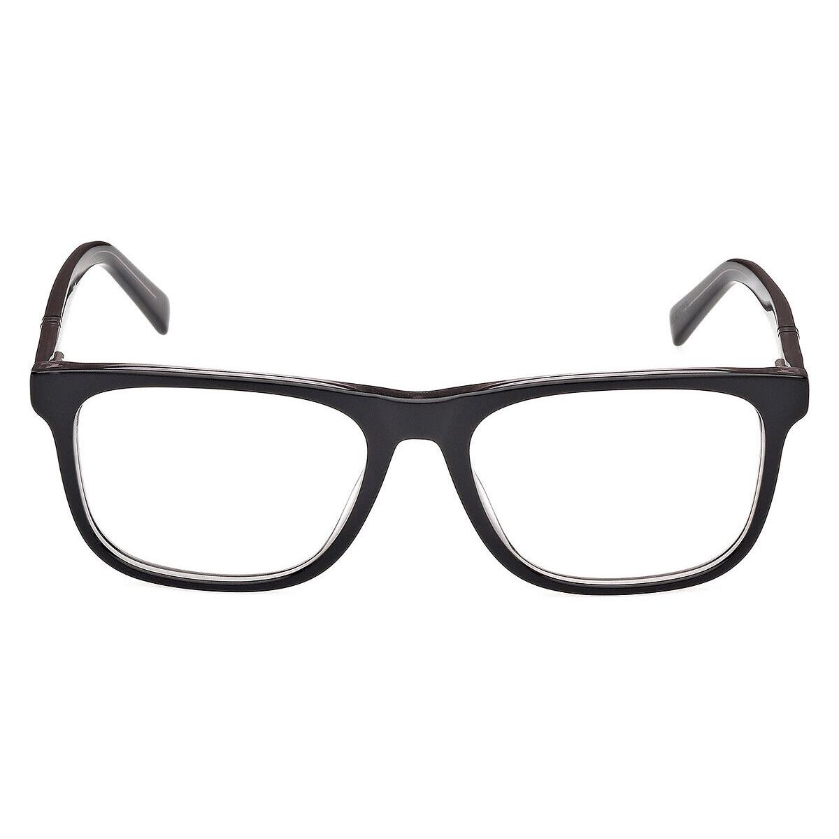 Timberland TB50022 Eyeglasses Men Shiny Black 55mm