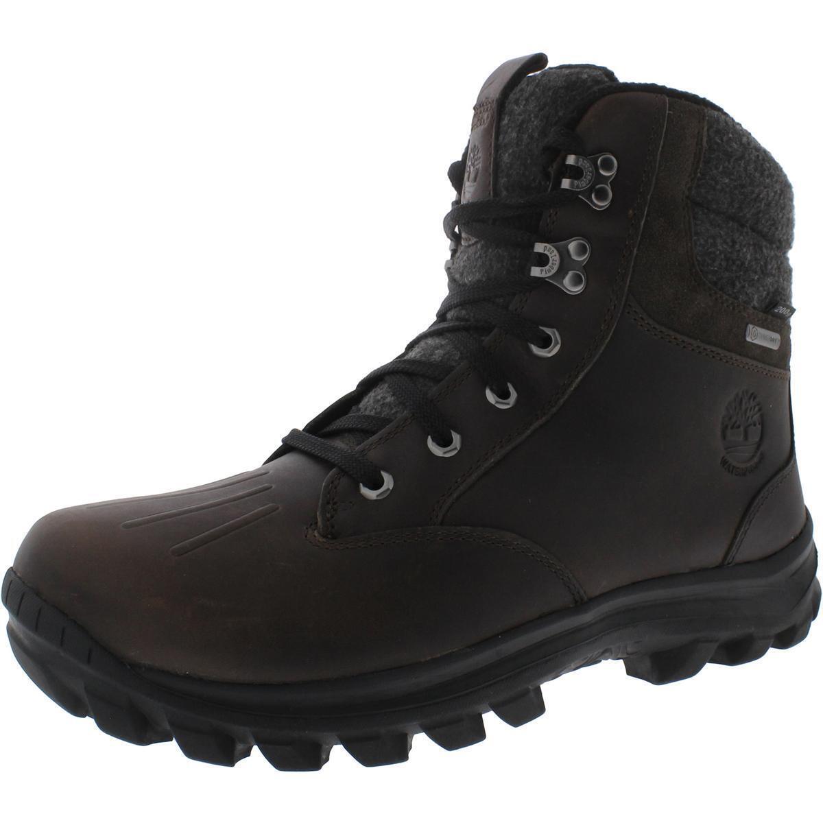 Timberland Mens Chillberg Brown Winter Snow Boots Shoes 8.5 Medium D Bhfo 5760