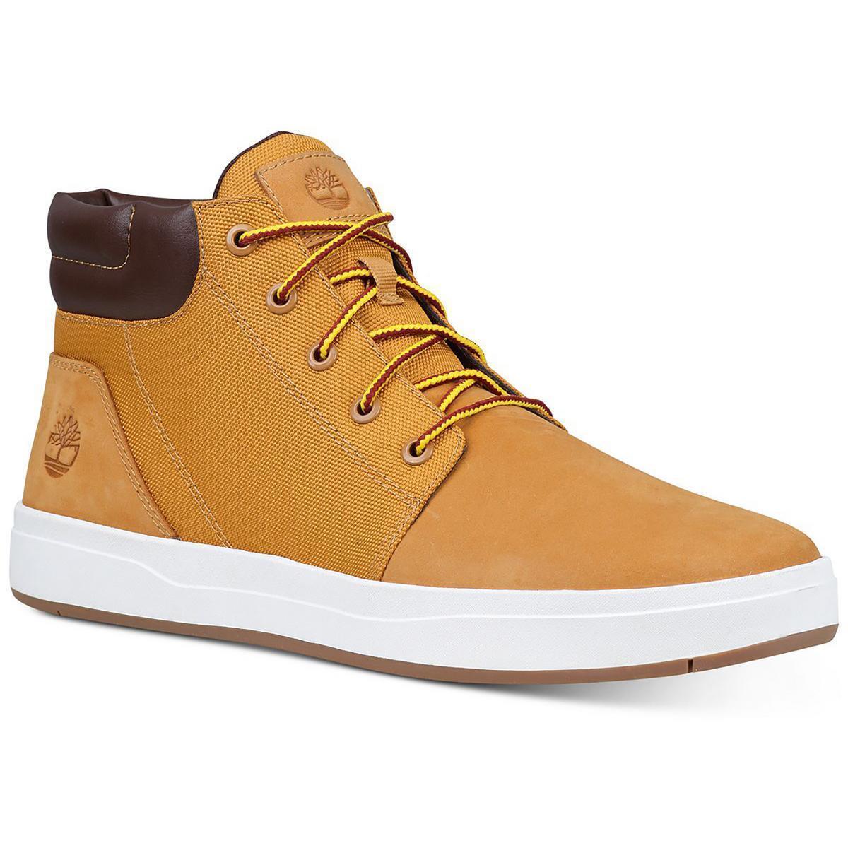 Timberland Mens Davis Square Tan Chukka Boots Shoes 11.5 Medium D Bhfo 1406 - Tan Nubuck