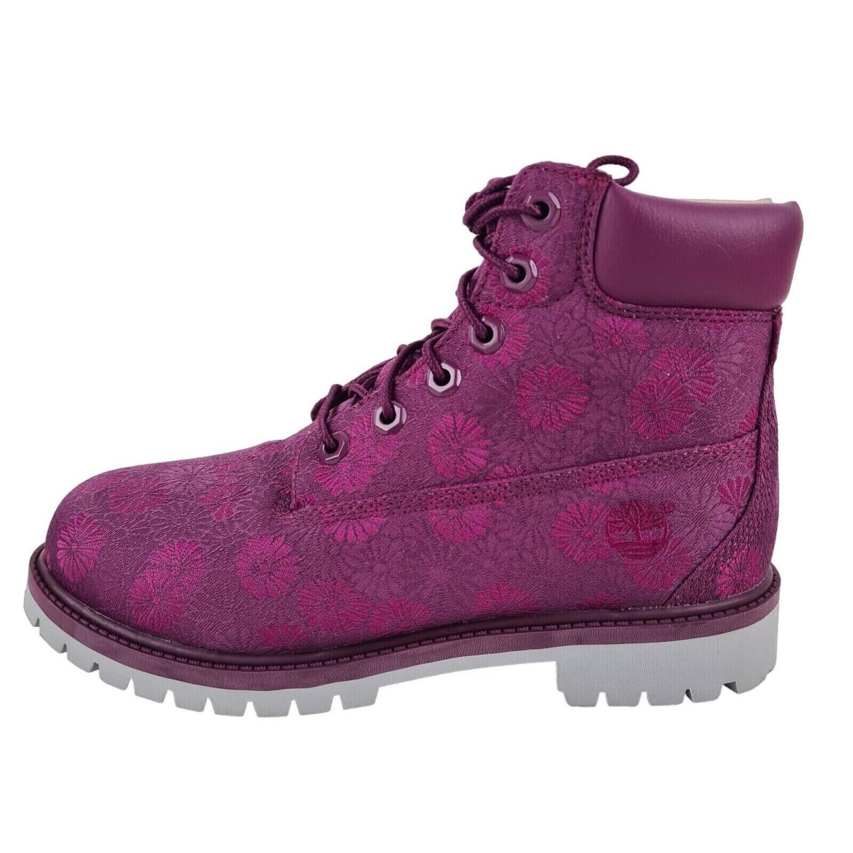 Timberland 6 IN Classic Mid Boots TB0A174B Floral Magenta Sz 6 Girls = 7.5 Wmn