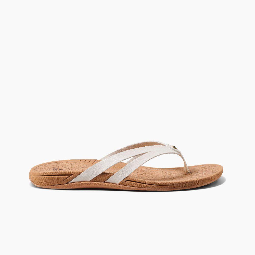 Reef Women`s Pacific Joy Flip Flops - Whisper White