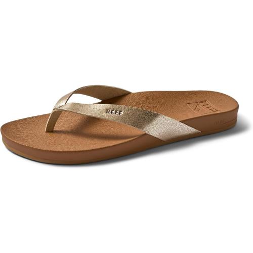 Reef Cushion Court Women`s Flip Flop Molded Footbed Arch Support