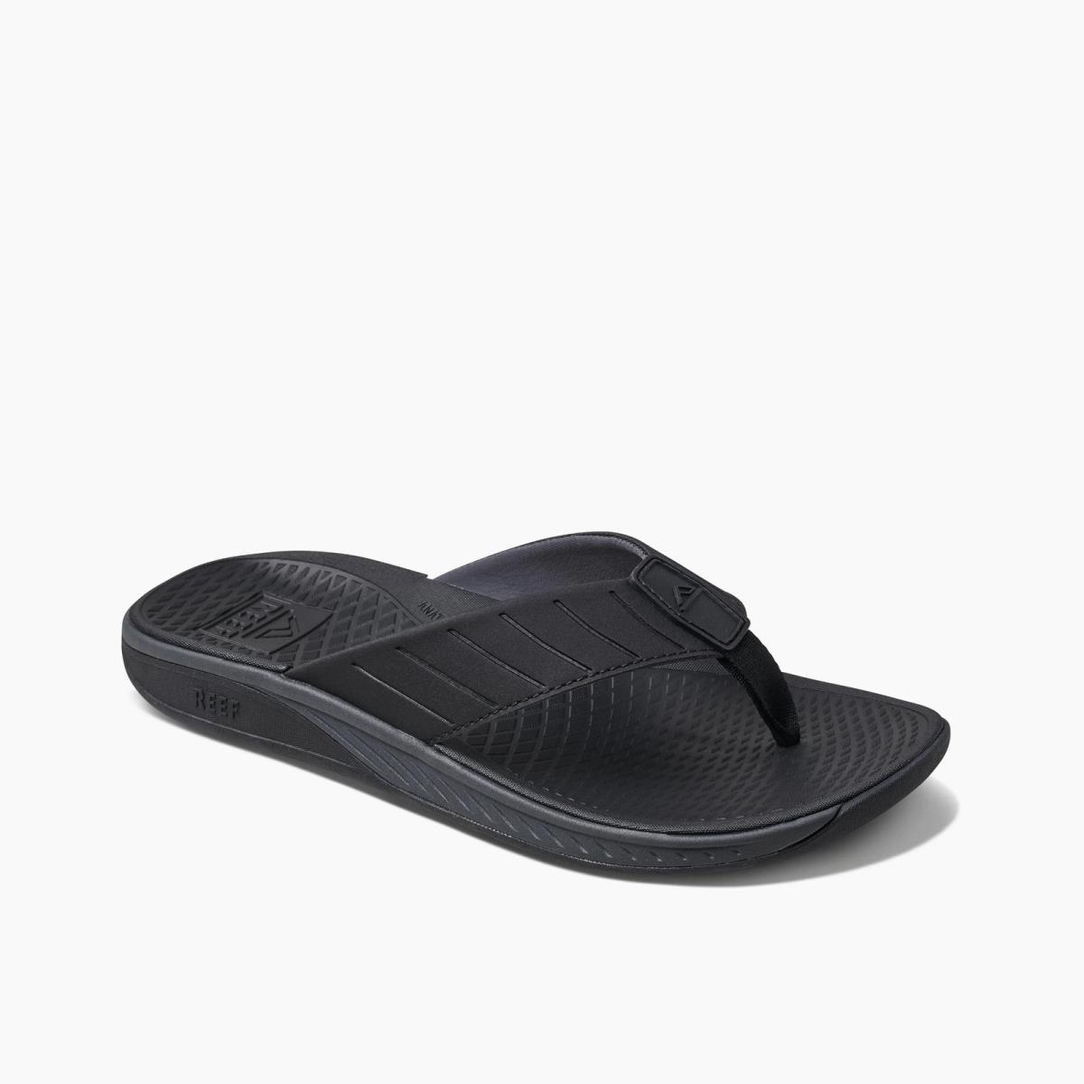 Reef Men`s The Deckhand Flip Flops - Stormy Black