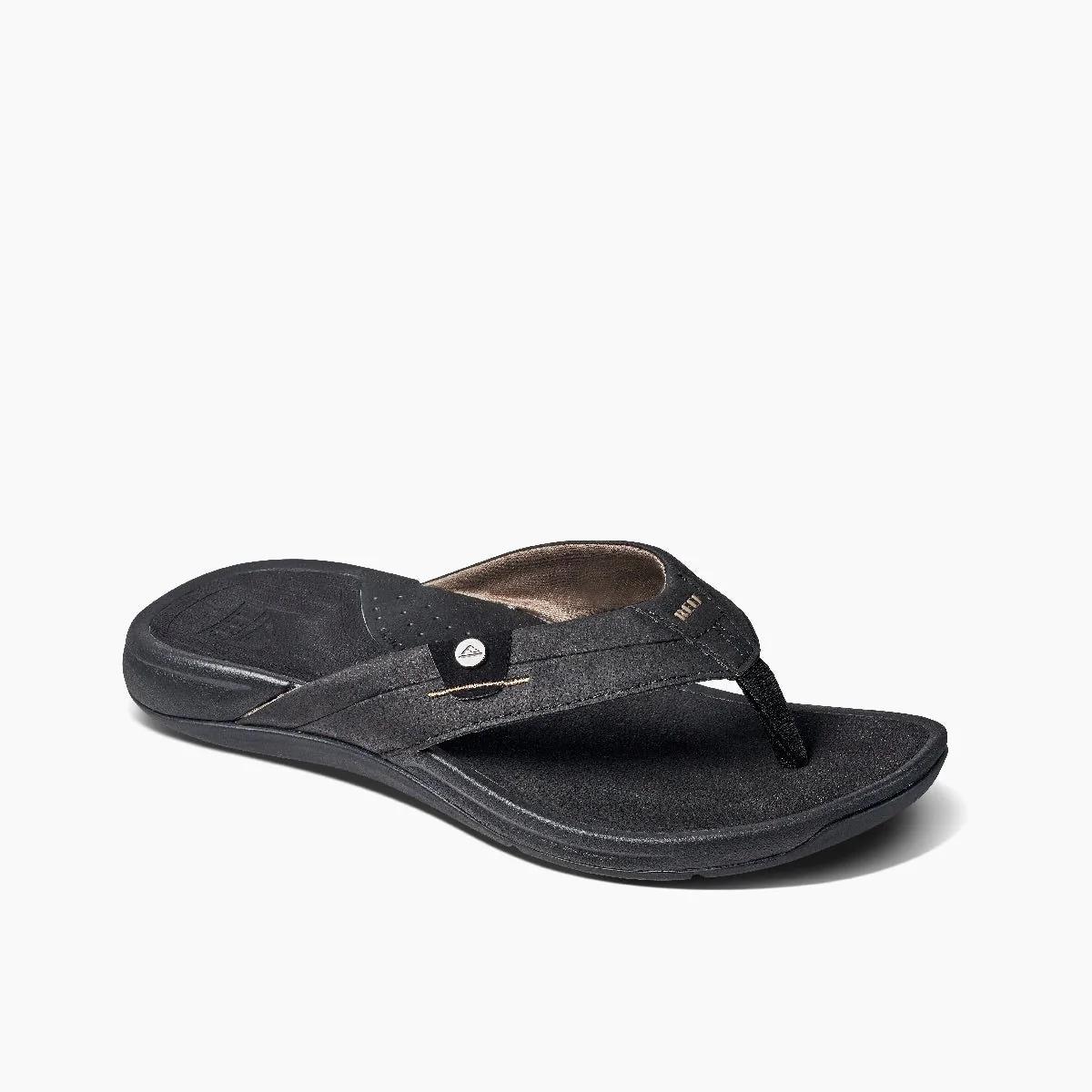 Reef Men`s Pacific Flip Flop Sandals - Black/brown