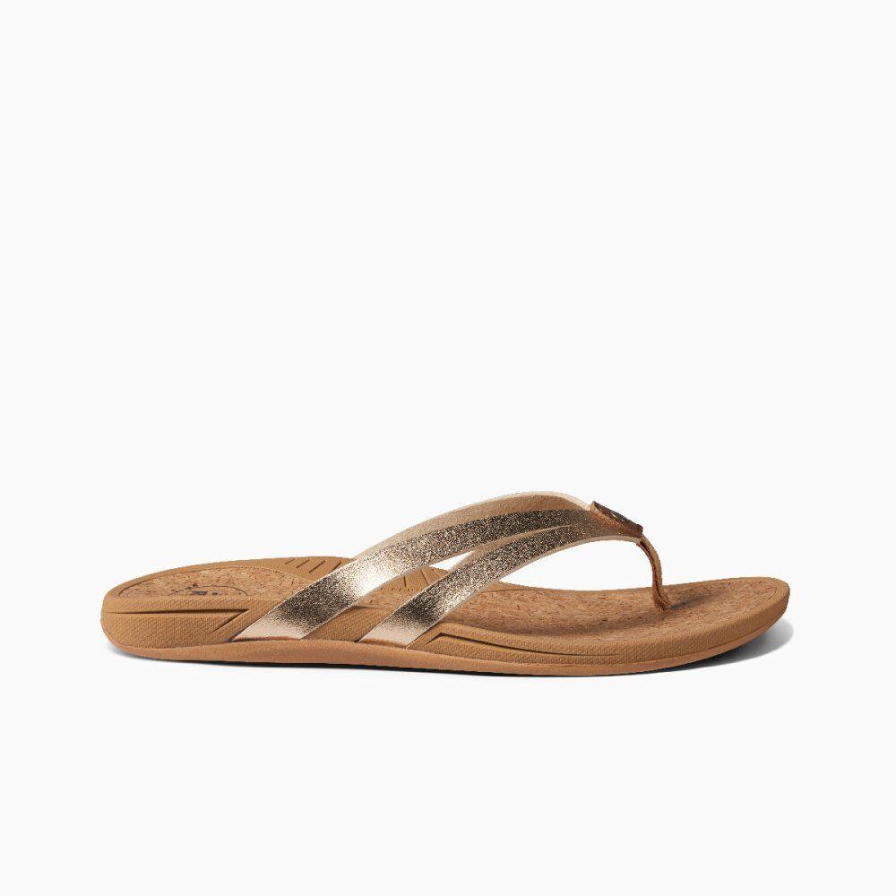 Reef Women`s Pacific Joy Flip Flops - Golden Hour