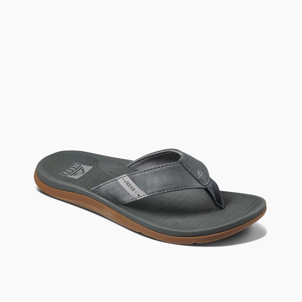 Reef Santa Ana Men`s Sandals Grey - 10 Medium