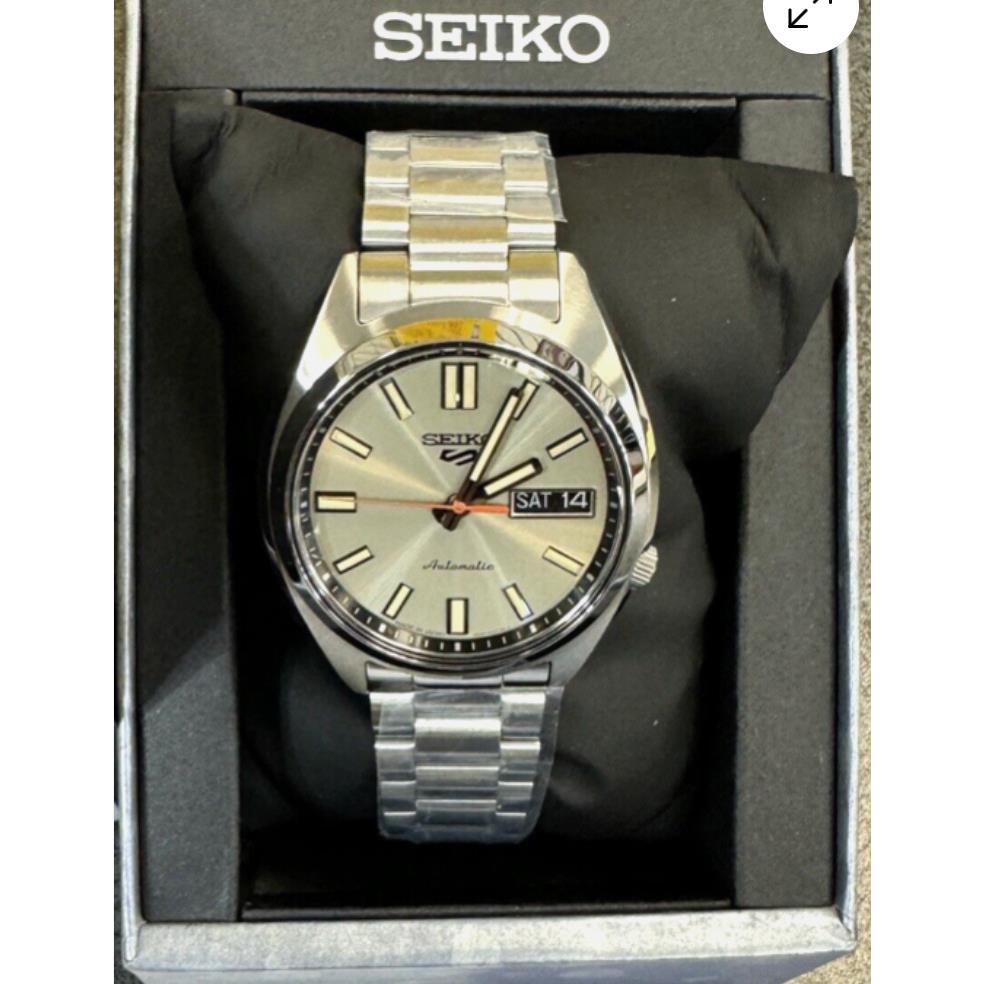 Seiko 5 Five Sports SRPK91 Automatic Watch Snxs Series Silver Dial Made in Japan