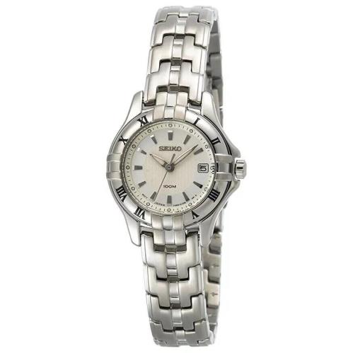 Seiko Women`s SXDA29 Dress Silver Dial Stainless Steel