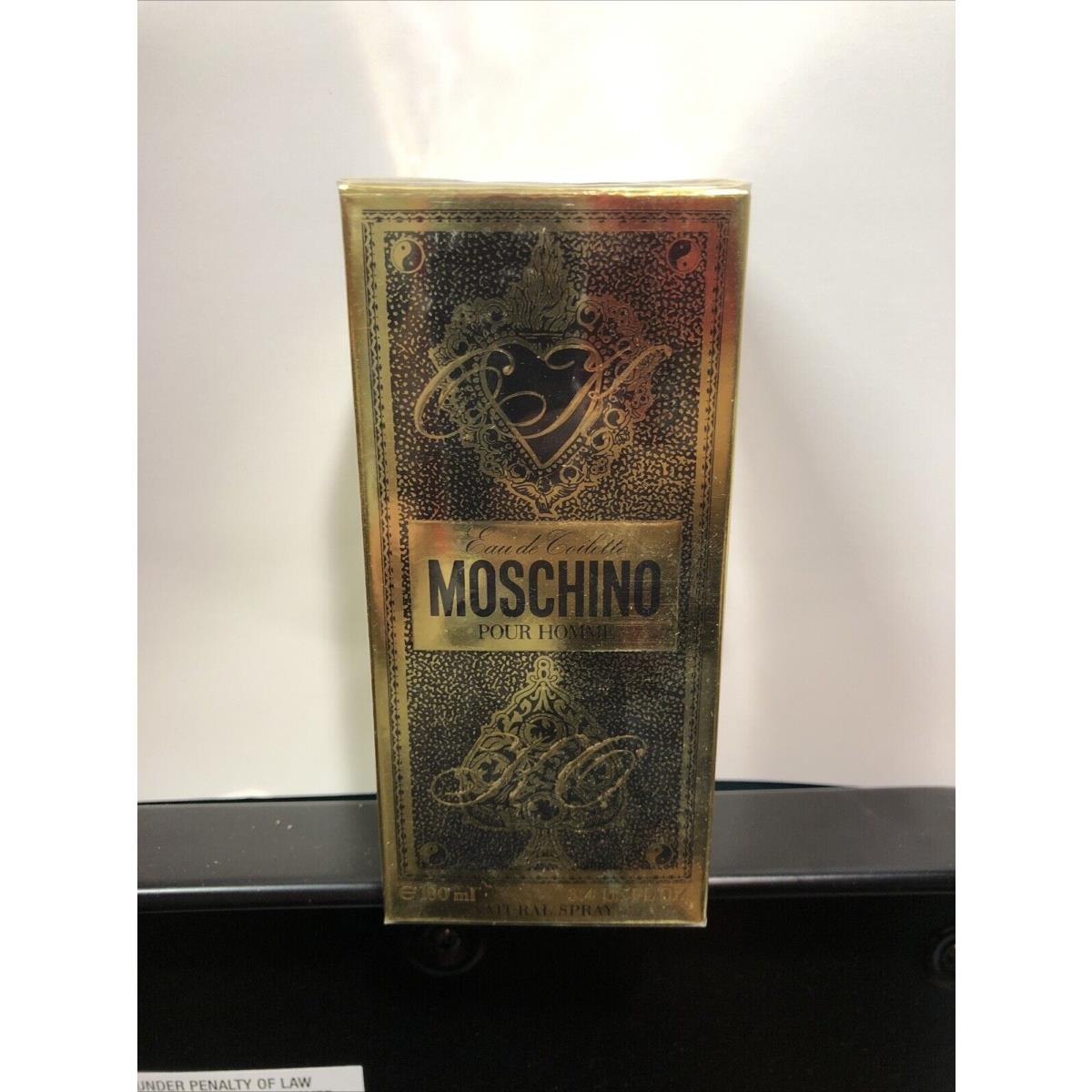 Moschino Pour Homme BY Moschino 3.3 OZ / 100 ML Eau DE Toilette Spray