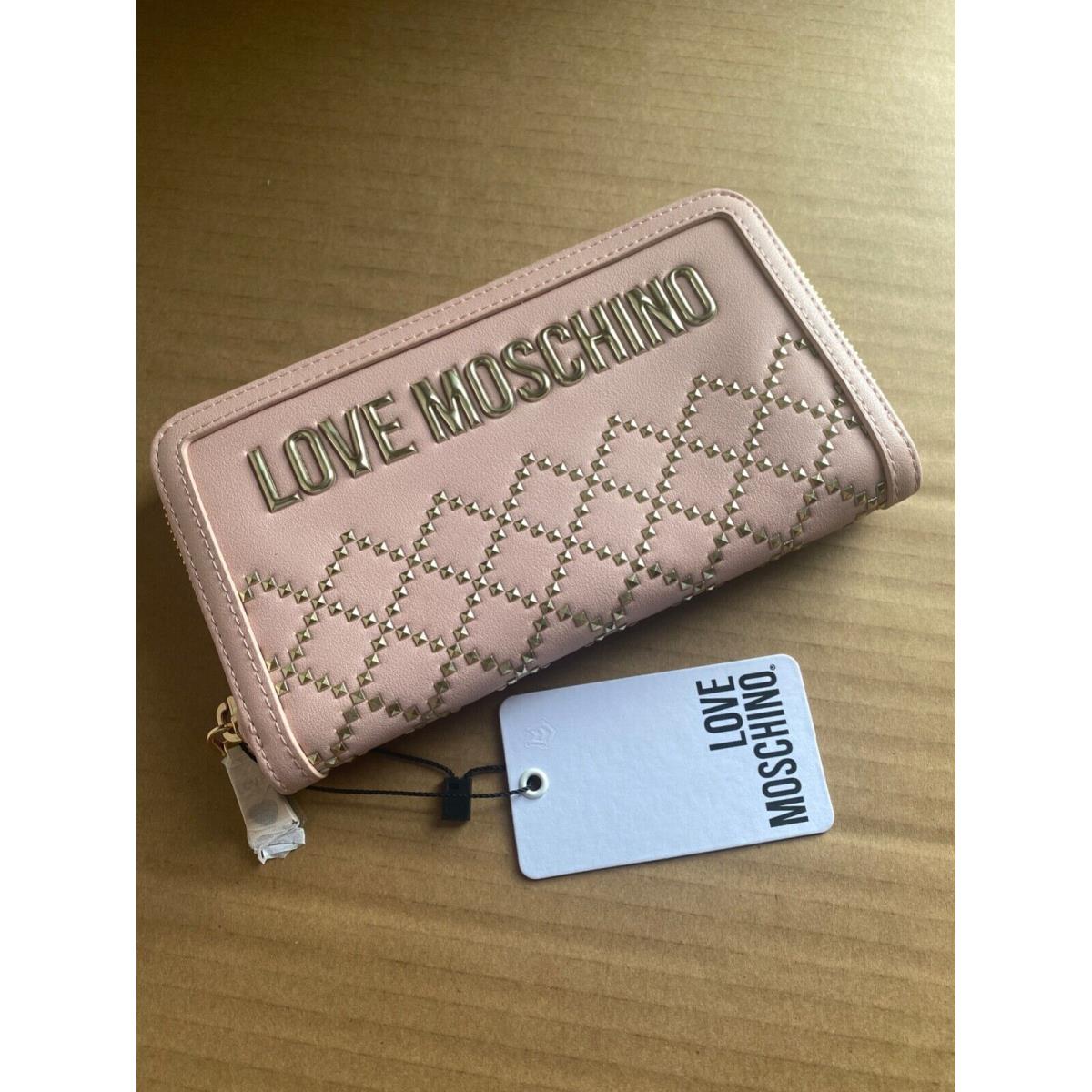 Love Moschino Portafogli Pu Rosa Wallet Coin Purse