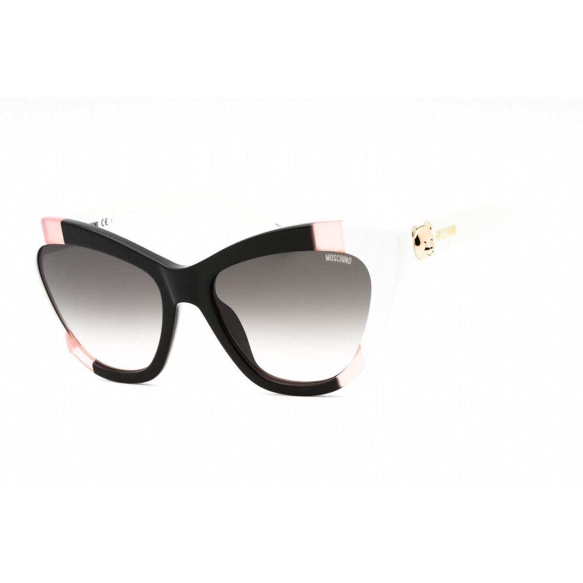 Moschino MOS122S-3H2JP-54 Sunglasses Size 54mm 140mm 17mm Black Women - Frame: black, Lens: greenpink