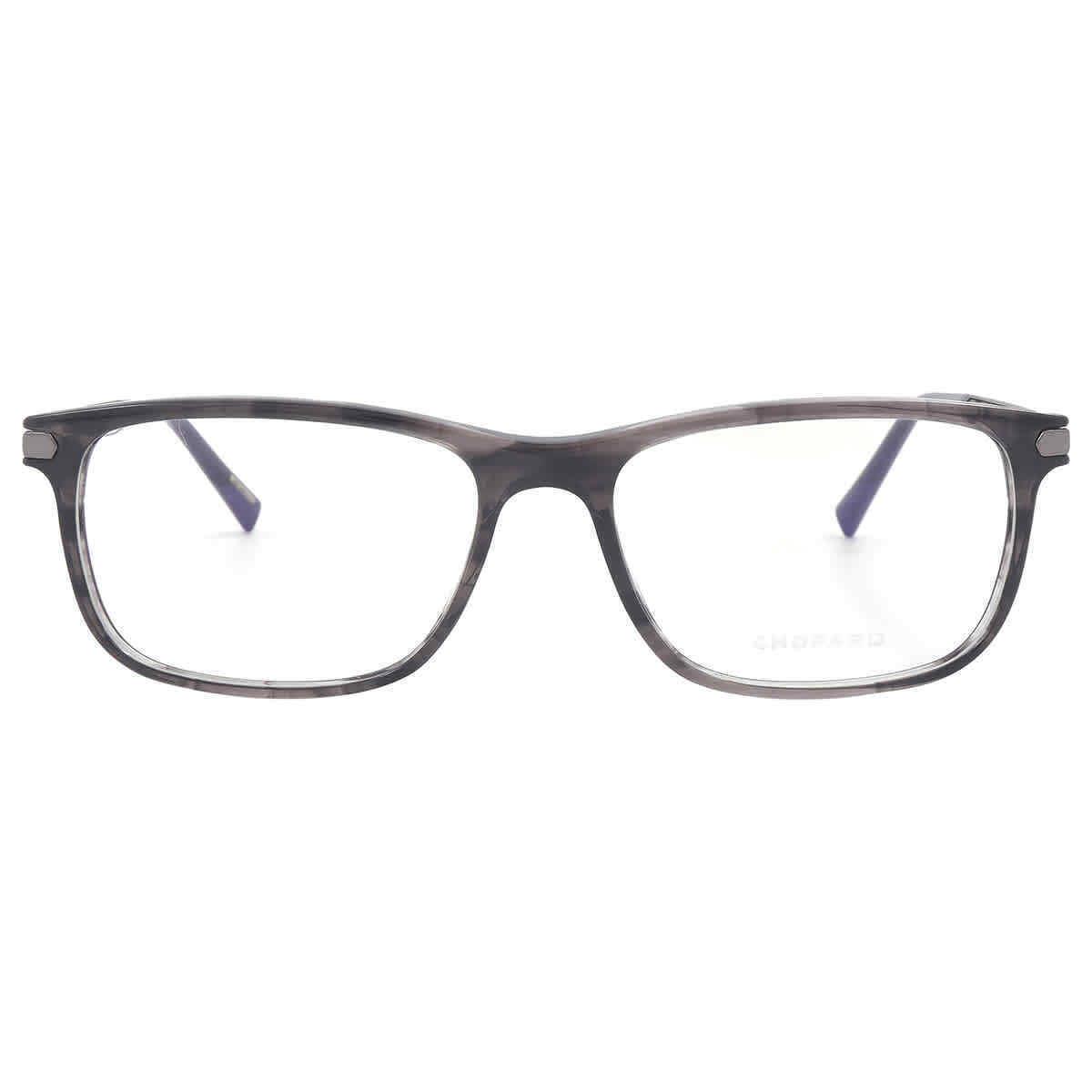 Chopard Demo Square Unisex Eyeglasses VCH249 06BZ 55 VCH249 06BZ 55