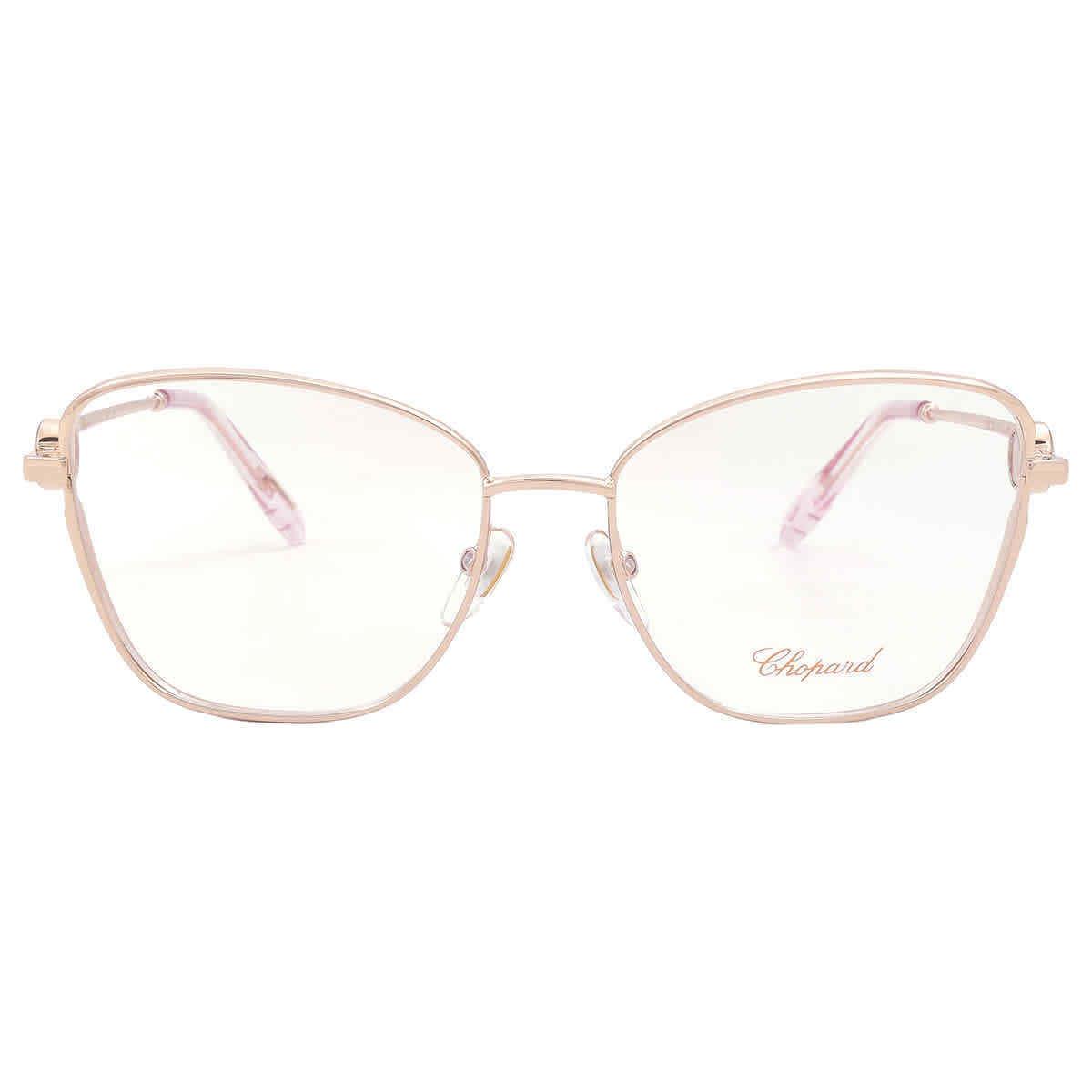 Chopard Demo Butterfly Ladies Eyeglasses VCHF15S 08FC 55 VCHF15S 08FC 55