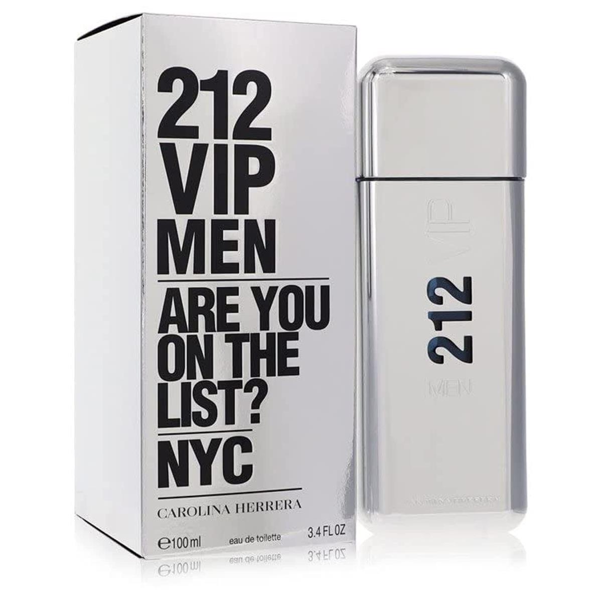 Carolina Herrera 212 Vip For Men Edt Spray 3.4 Oz