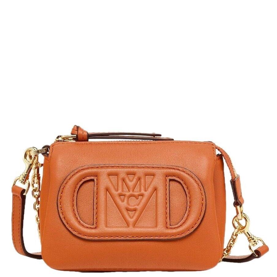 Mcm Mini Mode Travia Bombay Brown Leather 0212