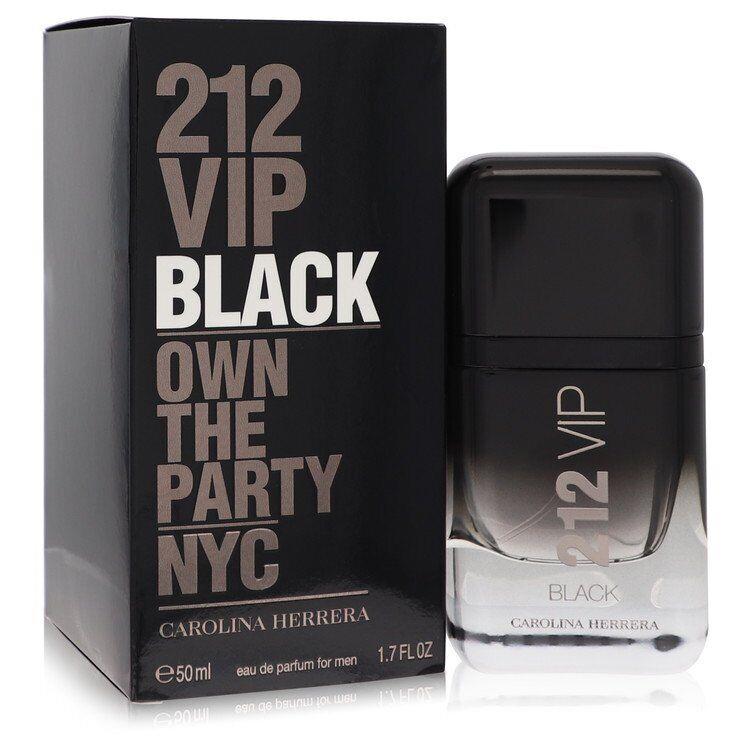 212 Vip Black by Carolina Herrera 1.7 oz Eau De Parfum Spray For Men