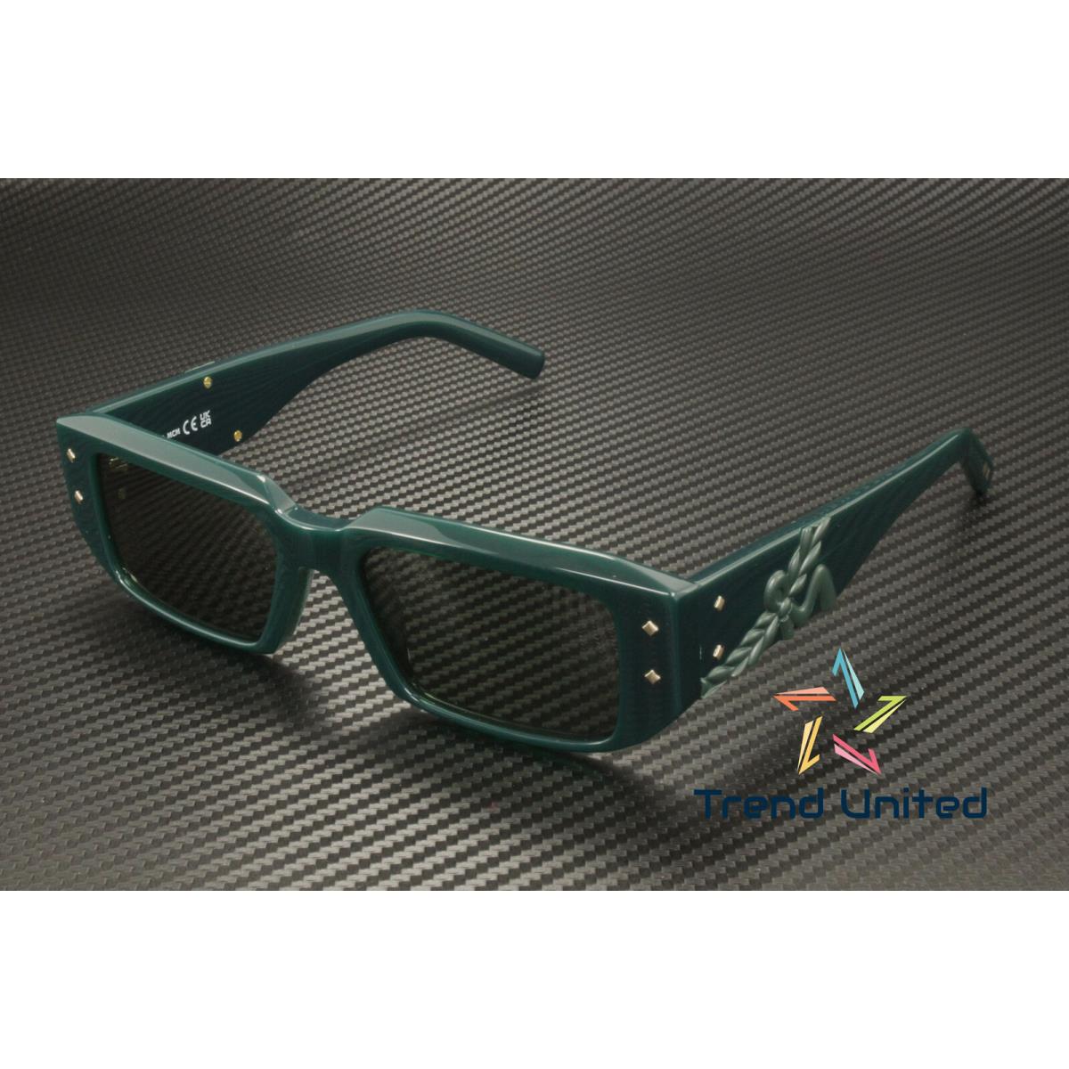 Mcm Worldwide MW0013 96N Acetate Shiny Dark Green Green 53 mm Unisex Sunglasses