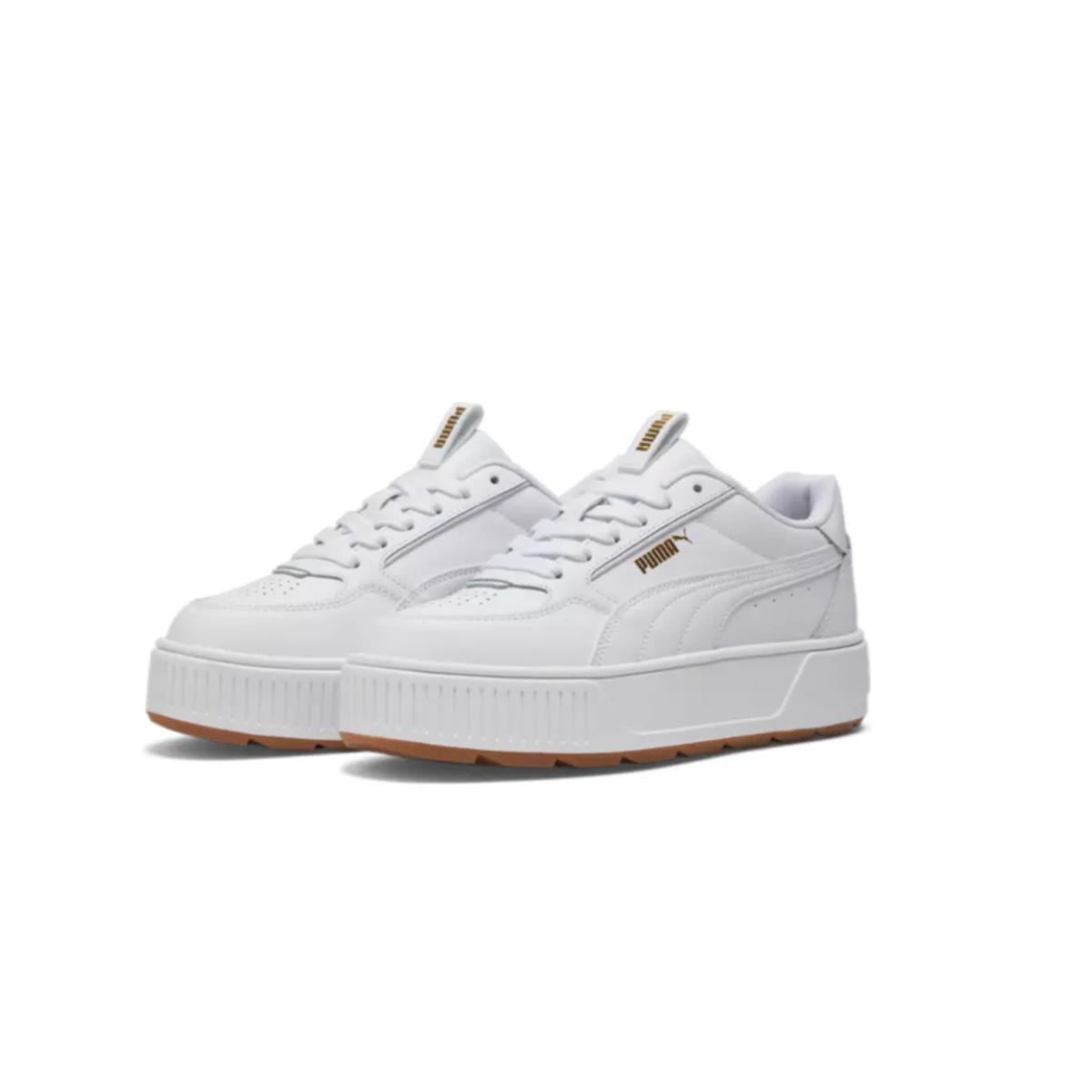 Women`s Shoes Puma Karmen Rebelle Platform Sneakers38721224 White / Gold