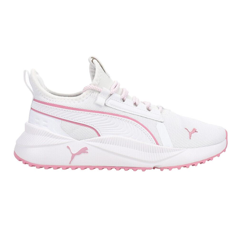 Puma Pacer Future Street Rose Lace Up Womens Pink White Sneakers Casual Shoes - Pink, White