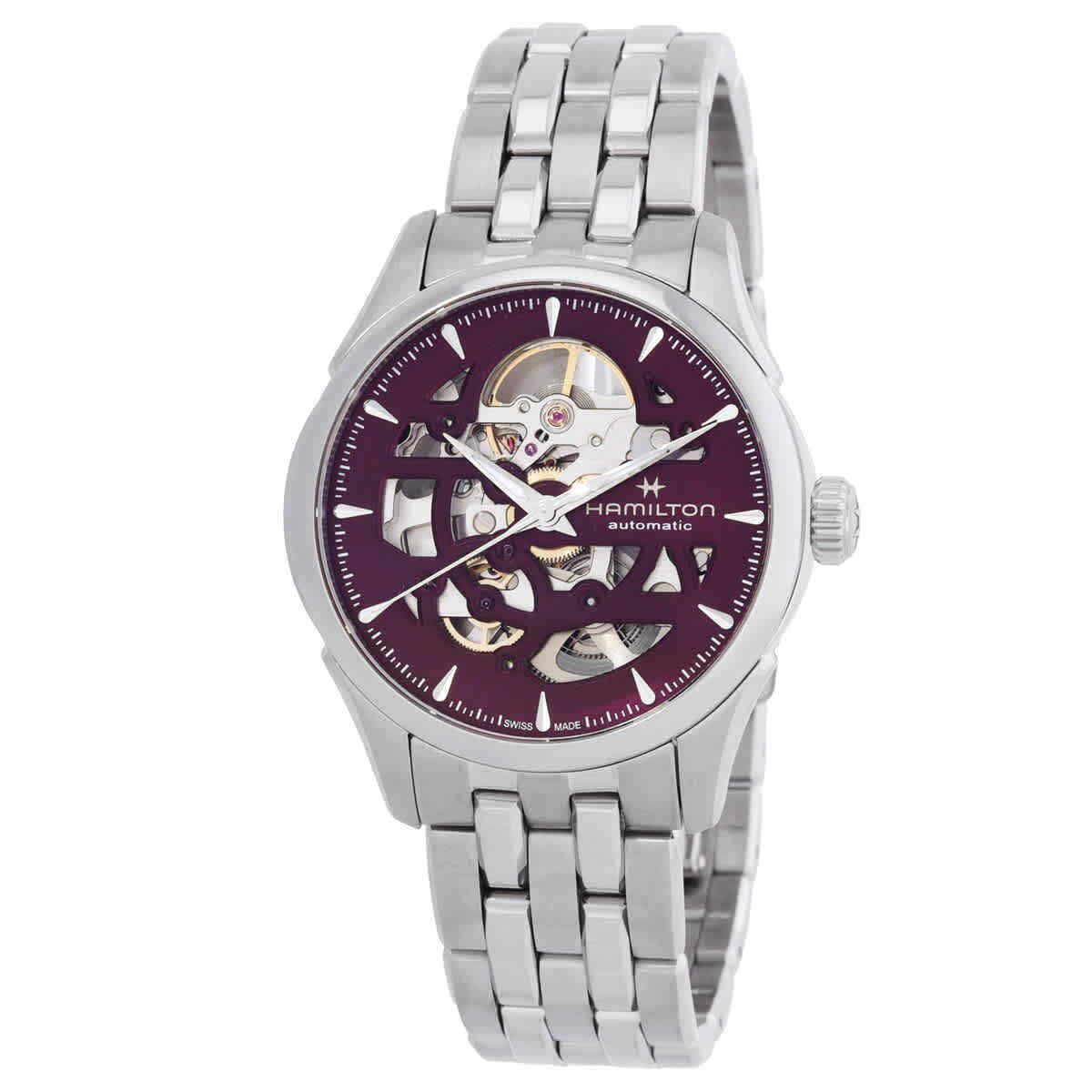 Hamilton Jazzmaster Automatic Purple Dial Ladies Watch H32265101