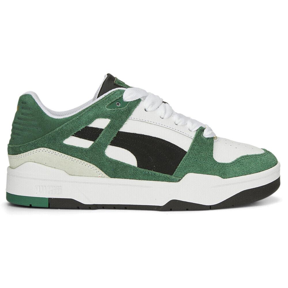 Puma Slipstream Archive Remastered Lace Up Mens Green White Sneakers Casual Sh - Green, White