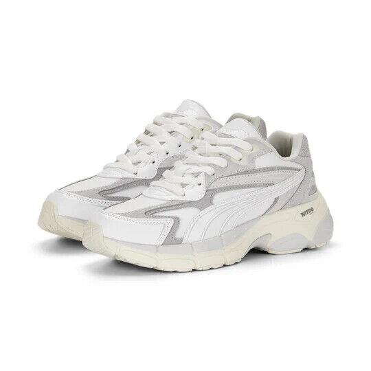 Women Puma Teveris Nitro Thrifted Sneakers 391095-01 White