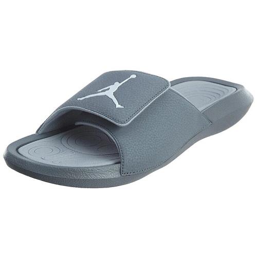 Nike Air Jordan Hydro 6 Jumpman Slides Sandals Mens Size 9 Gray 881473-004 - Gray, Manufacturer: Cool Grey White Wolf Gray