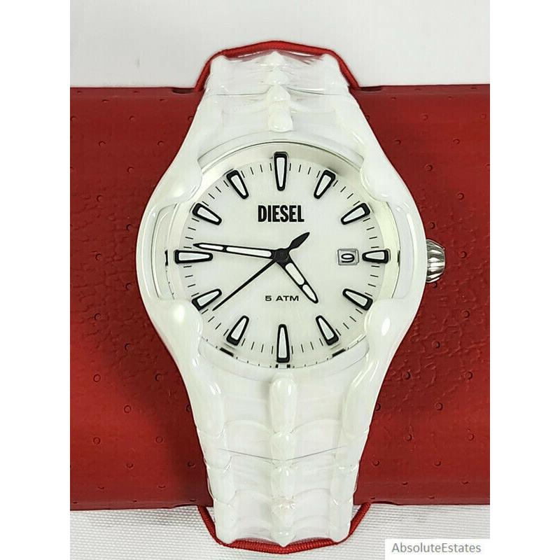 Diesel Vert Limited Edition White Ceramic Mens Watch DZ2197LE