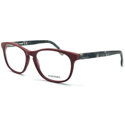 Diesel DL5187 067 Matte Red Eyeglasses 54-15 145