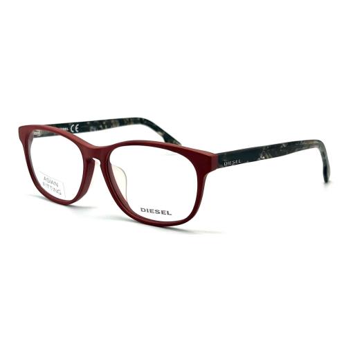 Diesel DL5187-F 067 Matte Red Eyeglasses 55-15 145