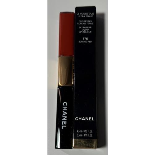 Chanel 176 Burning Red Le Rouge Duo Ultrawear Liquid Lip Colour