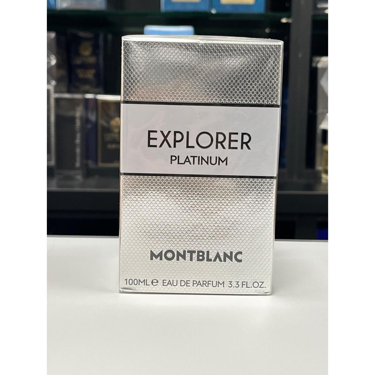 Montblanc Explorer Platinum Eau de Parfum For Men 3.3 Fl. Oz. / 100ml