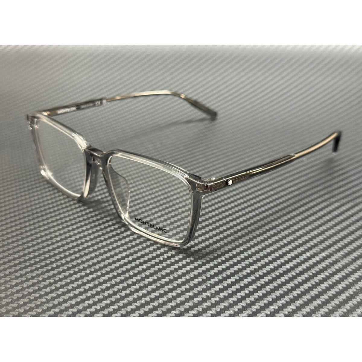 Montblanc Mont Blanc MB0293OA 003 Grey Transparent Men`s Medium 54 mm Eyeglasses