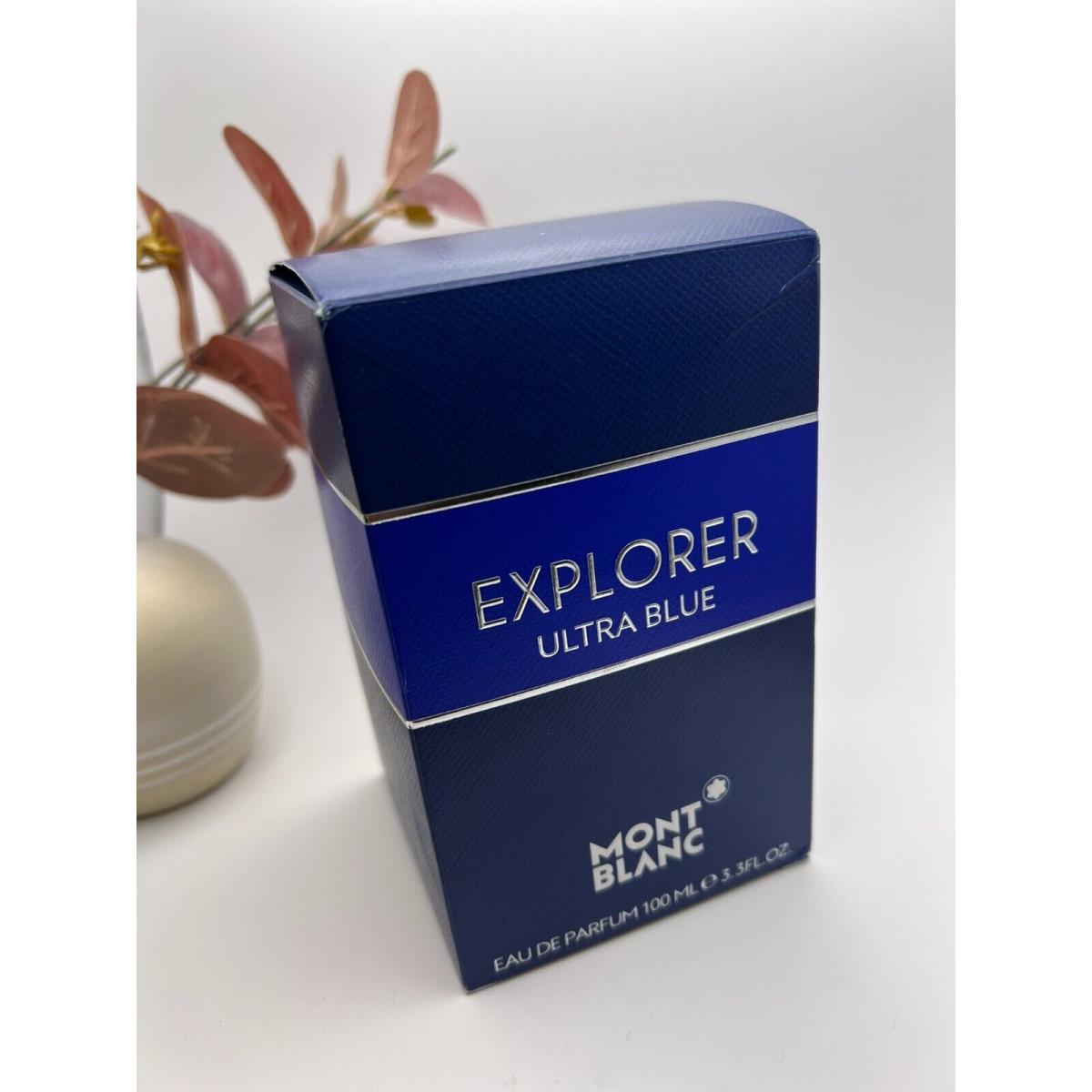 Montblanc Explorer Ultra Blue by Mont Blanc Eau De Parfum Spray 3.3 oz For Men