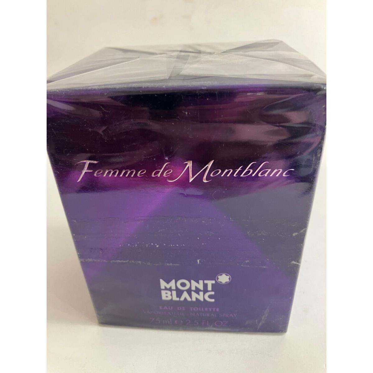 Mont Blanc Femme de Montblanc 2.5oz Edt Spray Rare