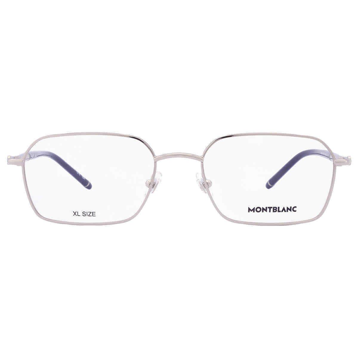 Montblanc Demo Geometric Men`s Eyeglasses MB0245O 006 56 MB0245O 006 56