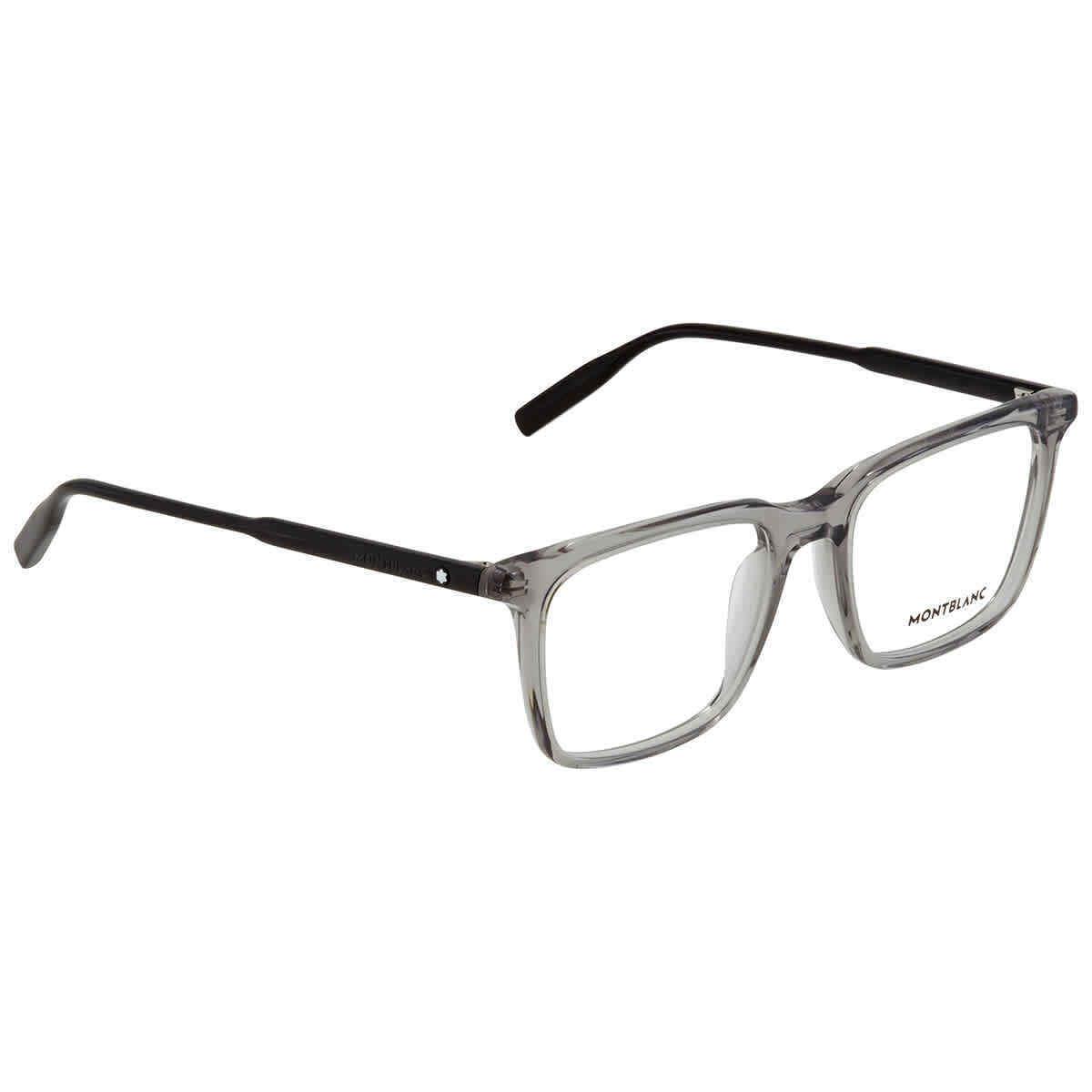 Montblanc Demo Square Men`s Eyeglasses MB0011O 009 52 MB0011O 009 52