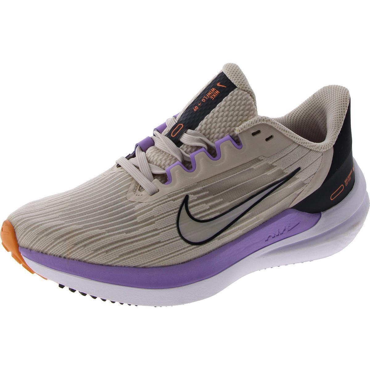 Nike Womens Air Winflo 9 Fitness Workout Running Shoes Sneakers Bhfo 3834 - Light Orewood Brown/White/Off Noir