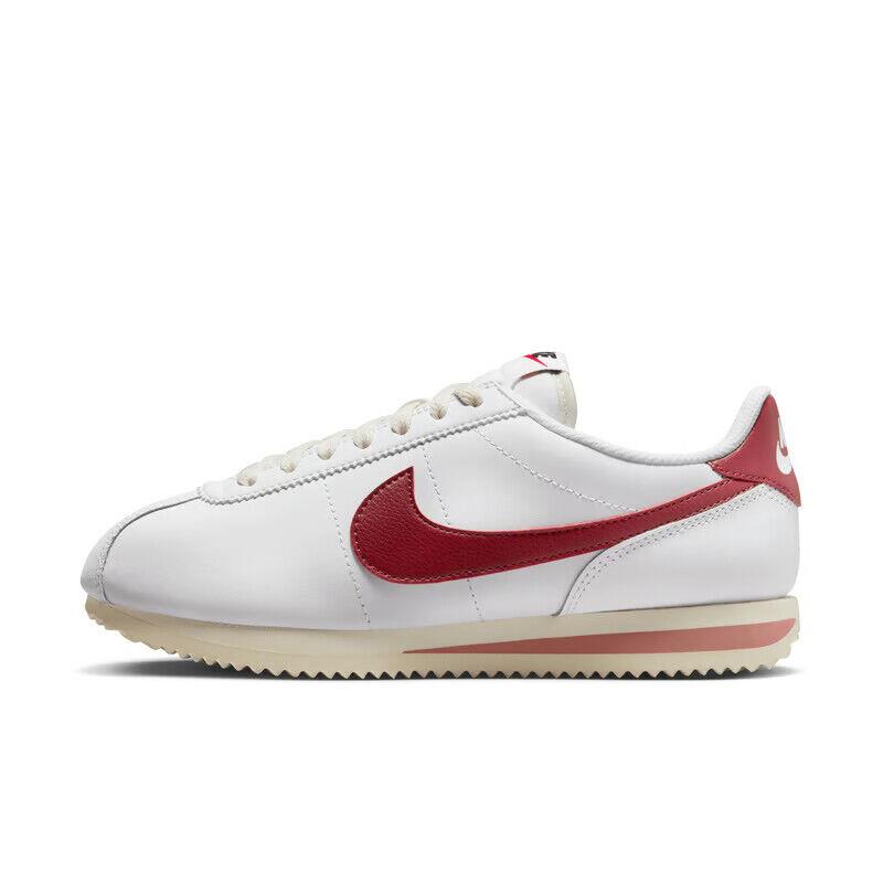 Nike Cortez DN1791-103 Sneaker Women`s Red Stardust Cedar Lifestyle Shoes NR9808