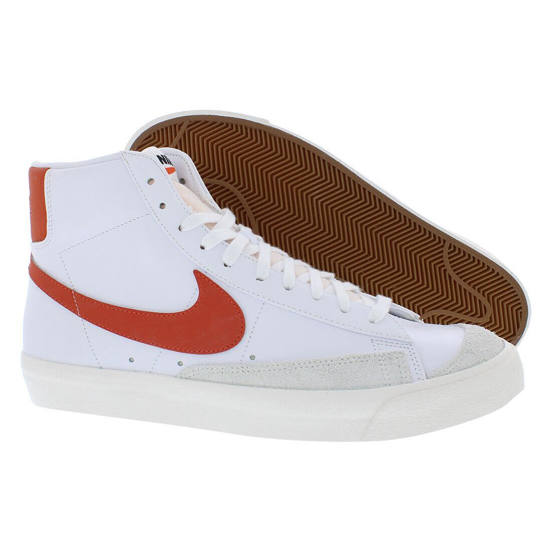 Nike Blazer Mid `77 Womens Shoes - White/Mantra Orange/Sail, Main: White